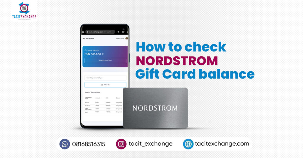 HOW TO CHECK NORDSTROM GIFT CARD BALANCE
