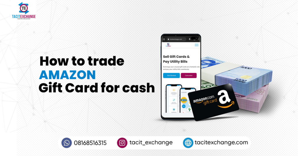HOW TO TRADE AMAZON GIFT CARD FOR CASH
